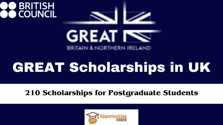 GREAT Scholarships in UK| British Council