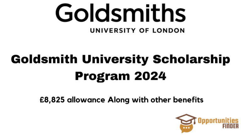 Goldsmith University Scholarship Program| Study in UK