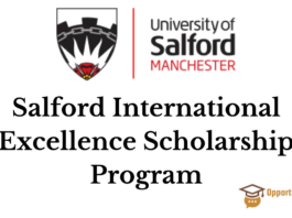 Salford International Excellence Scholarship Program