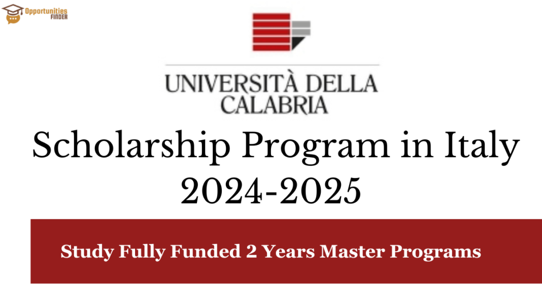 University of Calabria Scholarships in Italy 2024-2025
