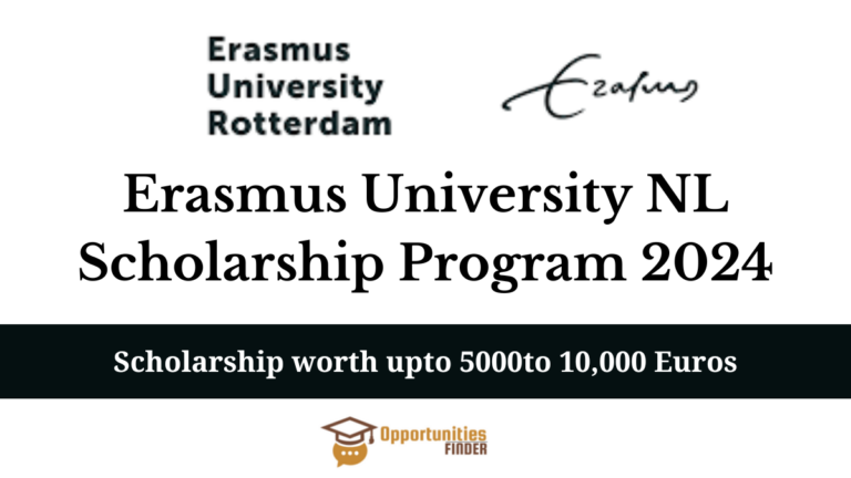 Erasmus University NL Scholarship Program 2024