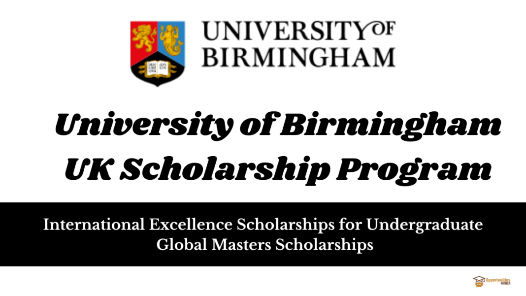 University of Birmingham Scholarship Program 2024