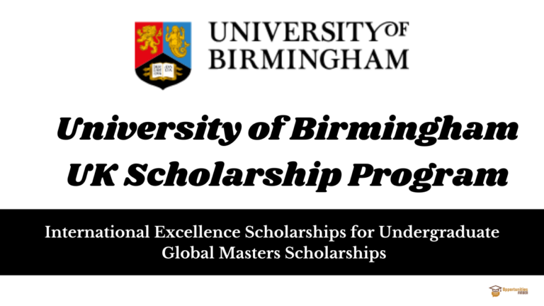 University of Birmingham Scholarship Program| Study in UK