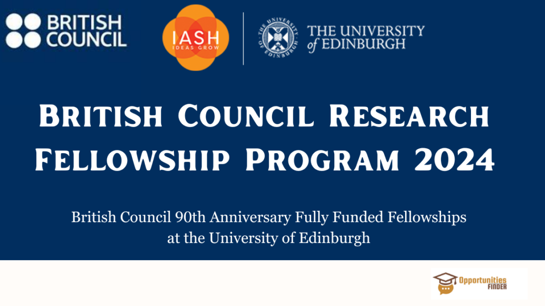 British Council Research Fellowship Program 2024
