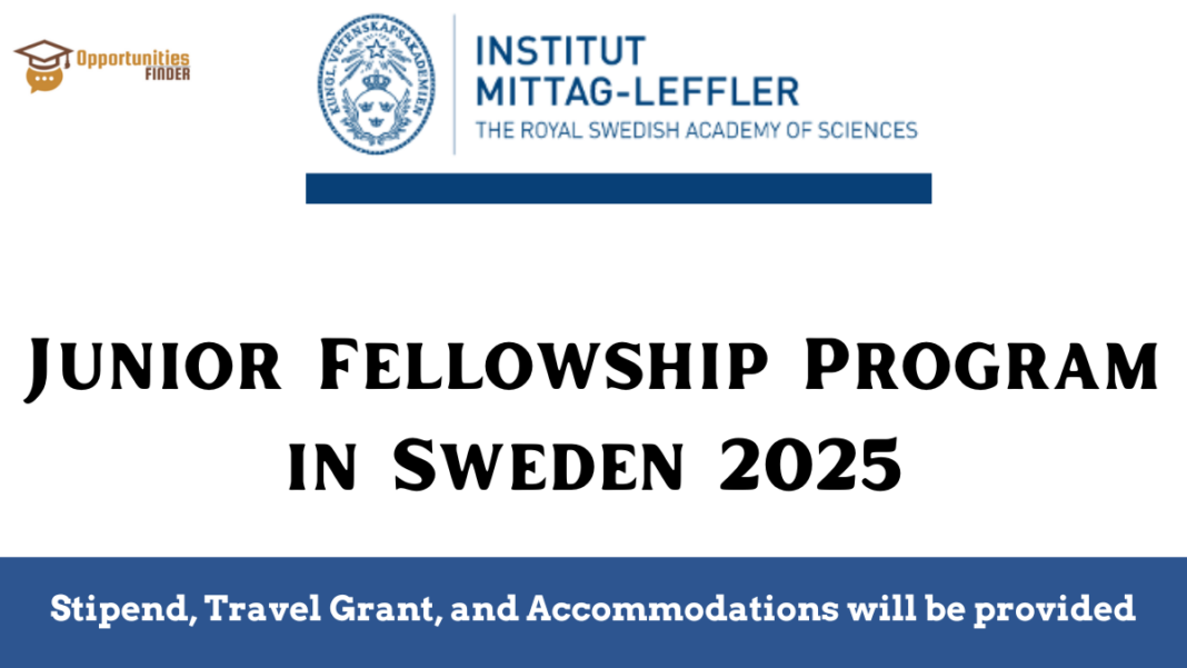 Junior Fellowship Program in Sweden 2025