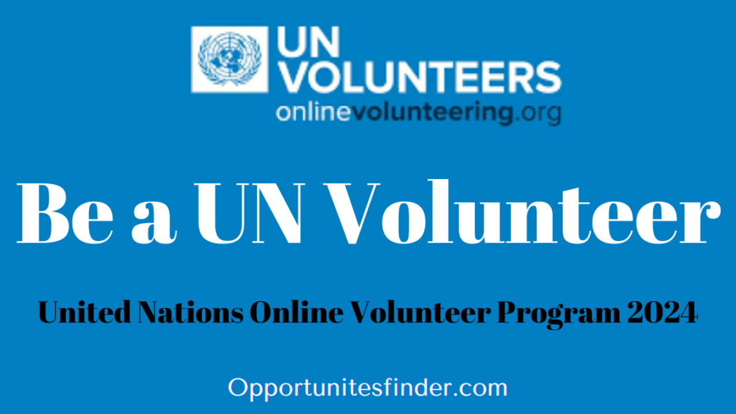 United Nations Online Volunteer Program 2024