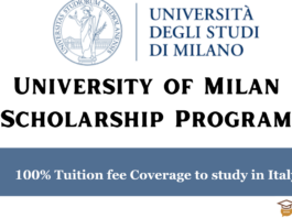 University of Milan Scholarship Program