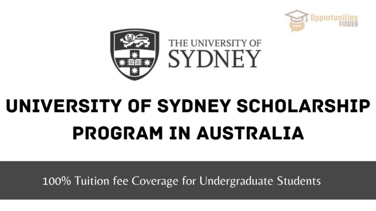 University of Sydney Scholarship Program 2024