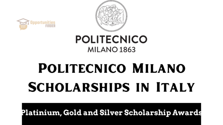 Politecnico Milano Scholarships in Italy