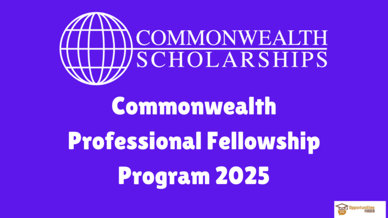 Commonwealth Professional Fellowship Program 2025