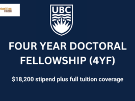 University of British Columbia Fellowship Program