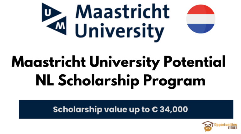 Maastricht University NL-High Potential Scholarship Program 2025