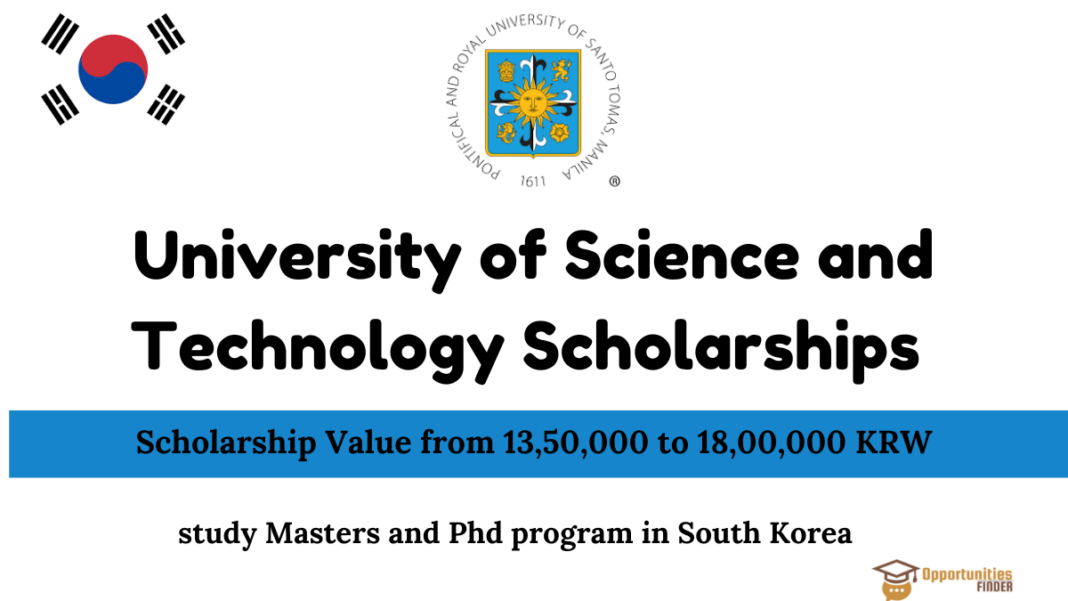 University of Science and Technology Scholarships 2025 in South Korea