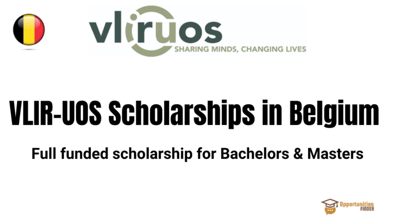 VLIR – UOS Scholarship 2025 in Belgium| Study Free in Europe