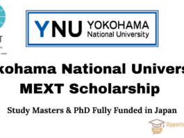 Yokohama National University MEXT Scholarship